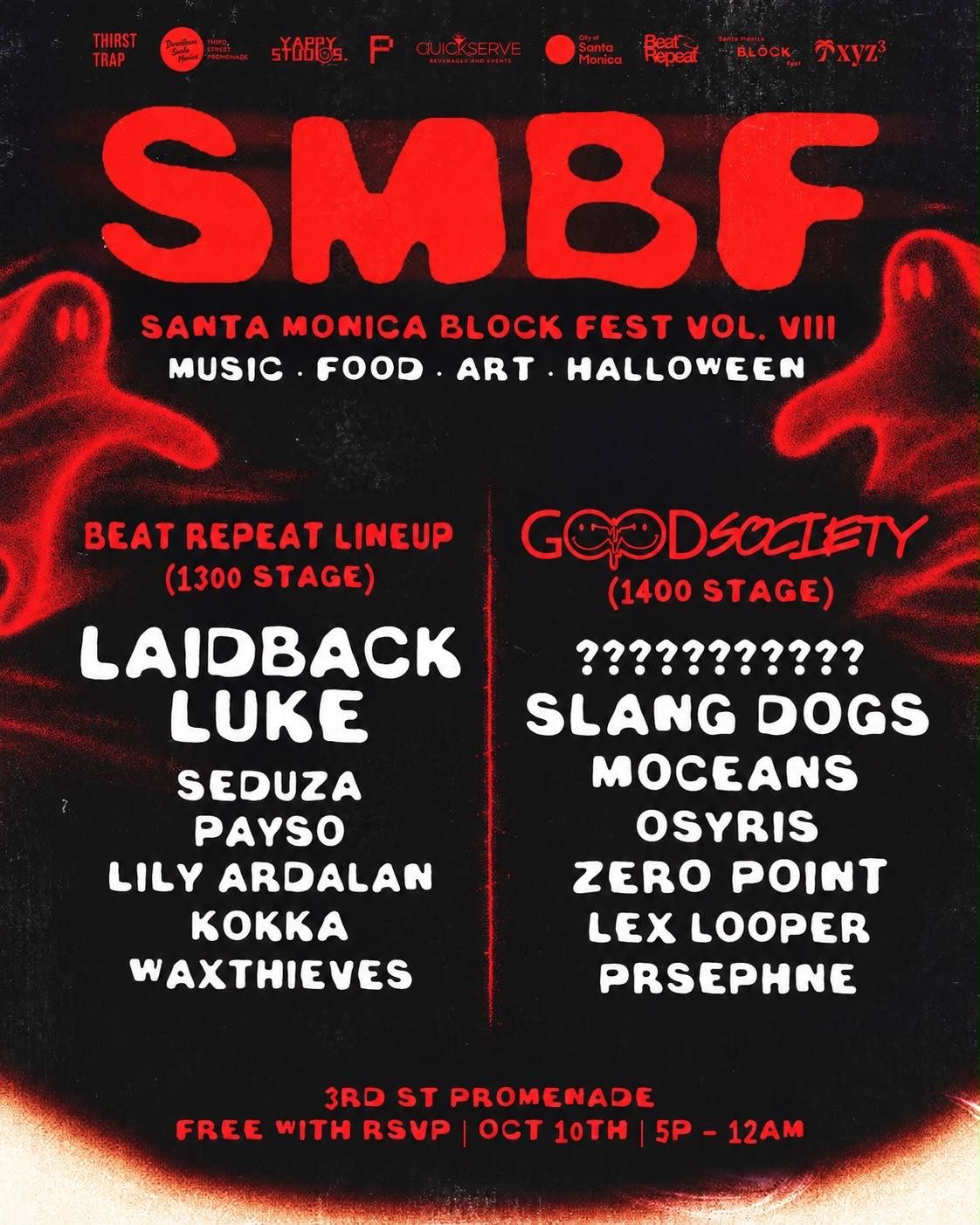 SANTA MONICA BLOCK FEST VOL VIII [FREE HALLOWEEN MUSIC FESTIVAL]