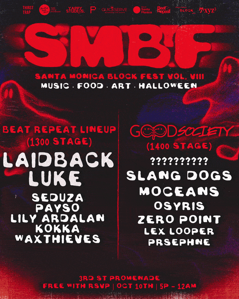 SANTA MONICA BLOCK FEST VOL VIII [FREE HALLOWEEN MUSIC FESTIVAL]