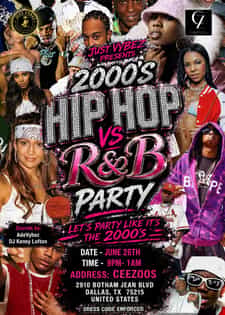 2000s Hip Hop/ R&B Party | Just Vybez | Fri, Jun 26, 2026 | CeeZoos