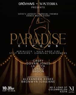DVD Musical entertainment パラダイスプリンス/グ… PARADISE CIRCUS | GRŌVHAUS | Sat, Oct 31, 2026 | MJ