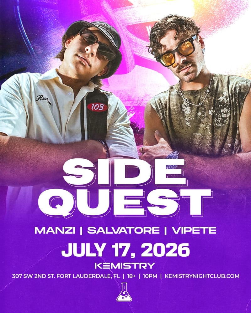 SIDEQUEST @ KEMISTRY NIGHTCLUB flyer