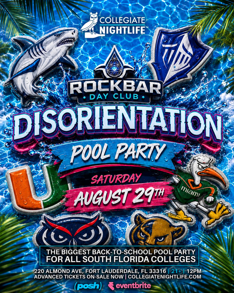 DISORIENTATION: WELCOME WEEK POOL PARTY 🌊 flyer