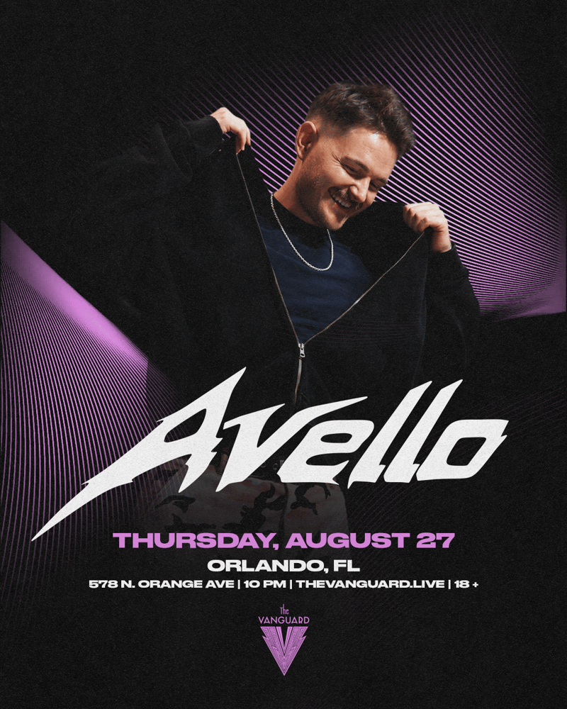 ORLANDO DISORIENTATION: AVELLO flyer
