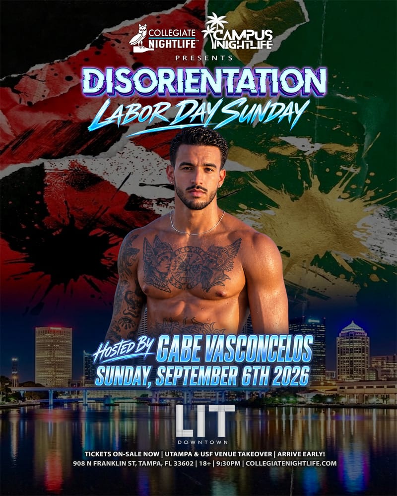 TAMPA DISORIENTATION HOSTED BY GABE VASCONCELOS flyer