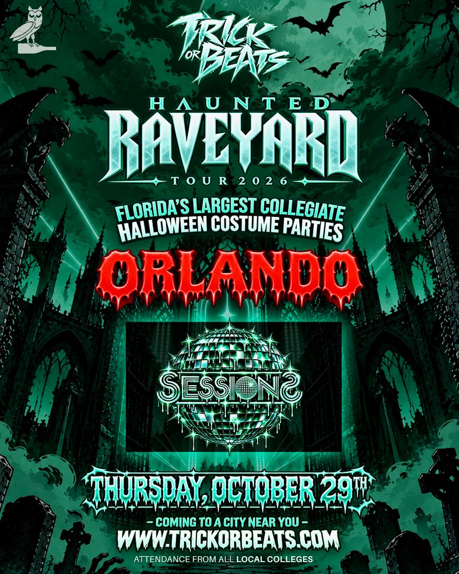 HAUNTED RAVEYARD TOUR: ORLANDO flyer