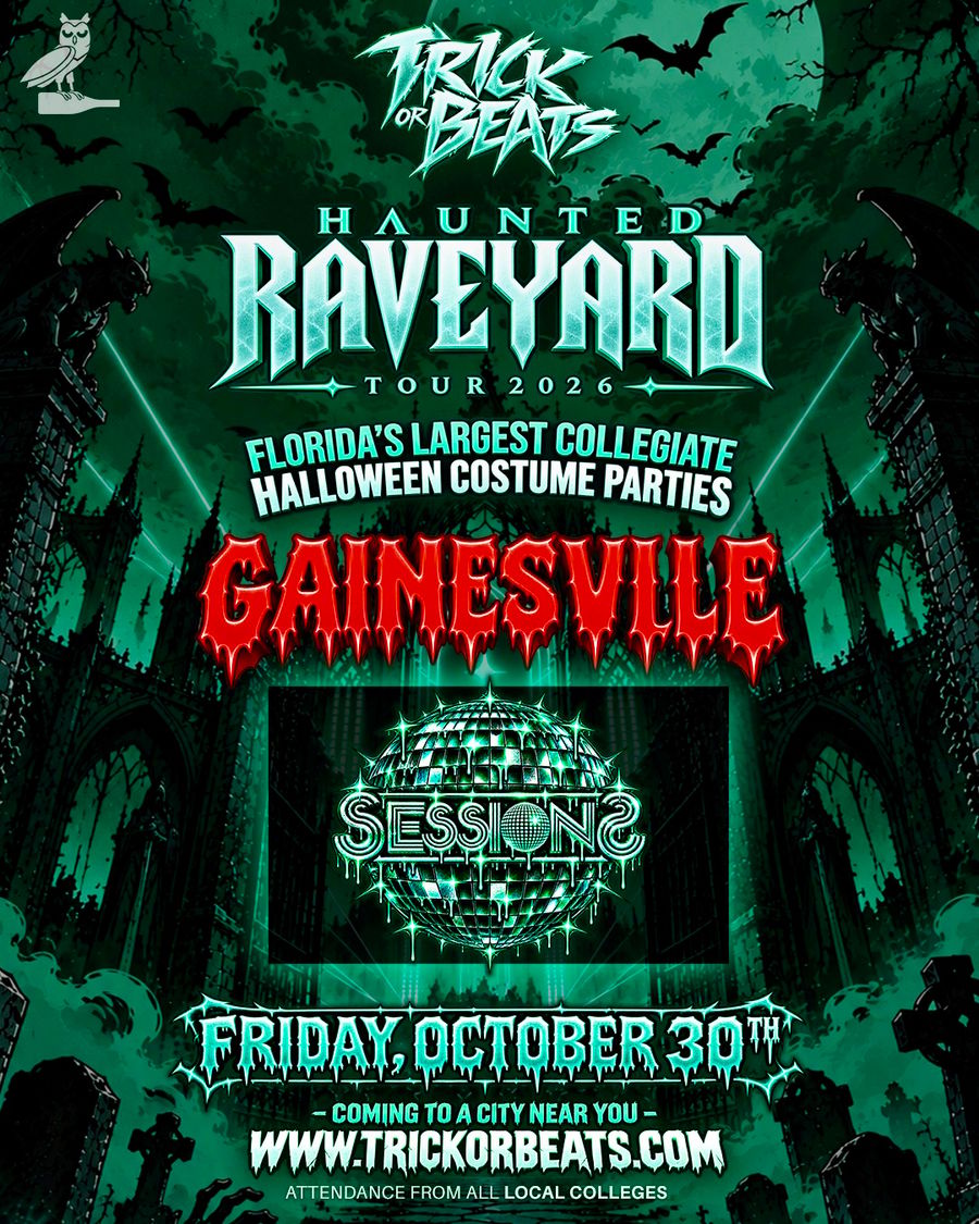 HAUNTED RAVEYARD TOUR: GAINESVILLE flyer