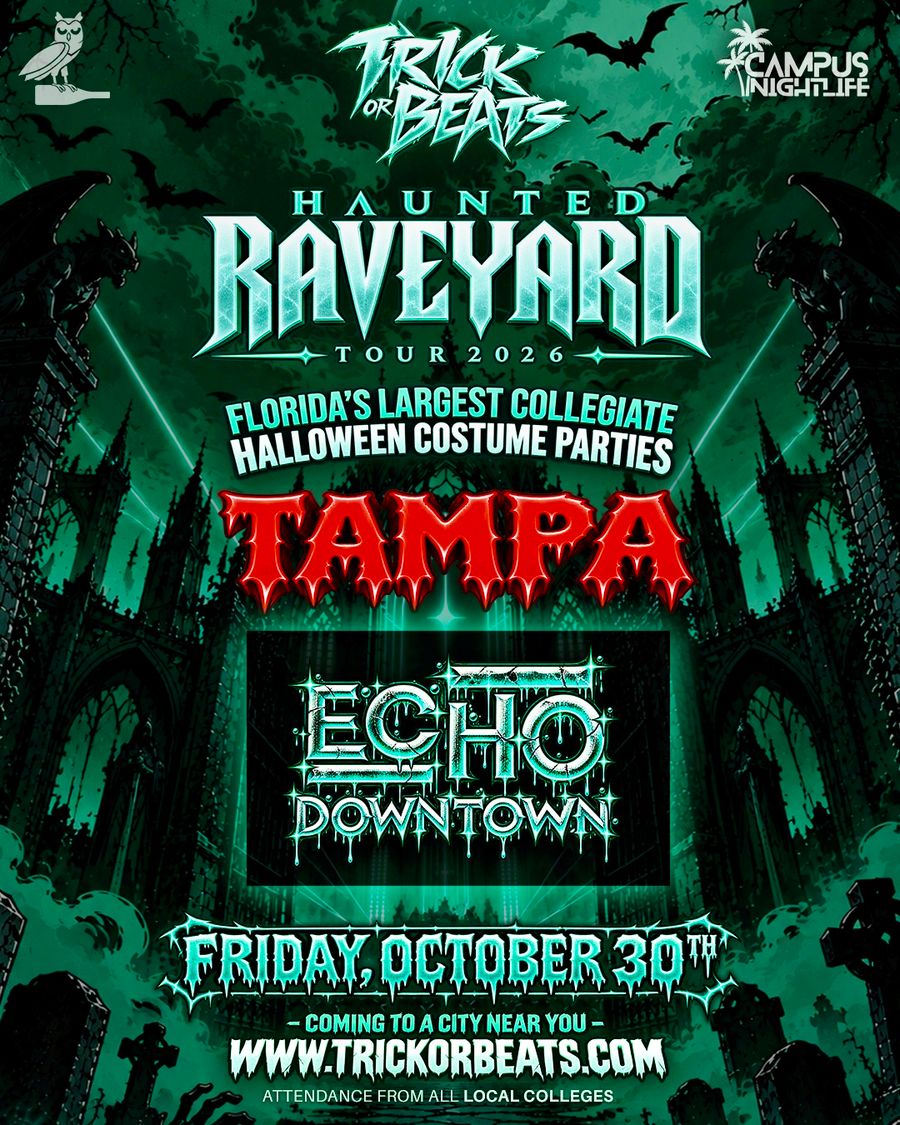 HAUNTED RAVEYARD TOUR: TAMPA flyer